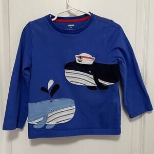 Gymboree Whale Long Sleeve Top Unisex Size 3T